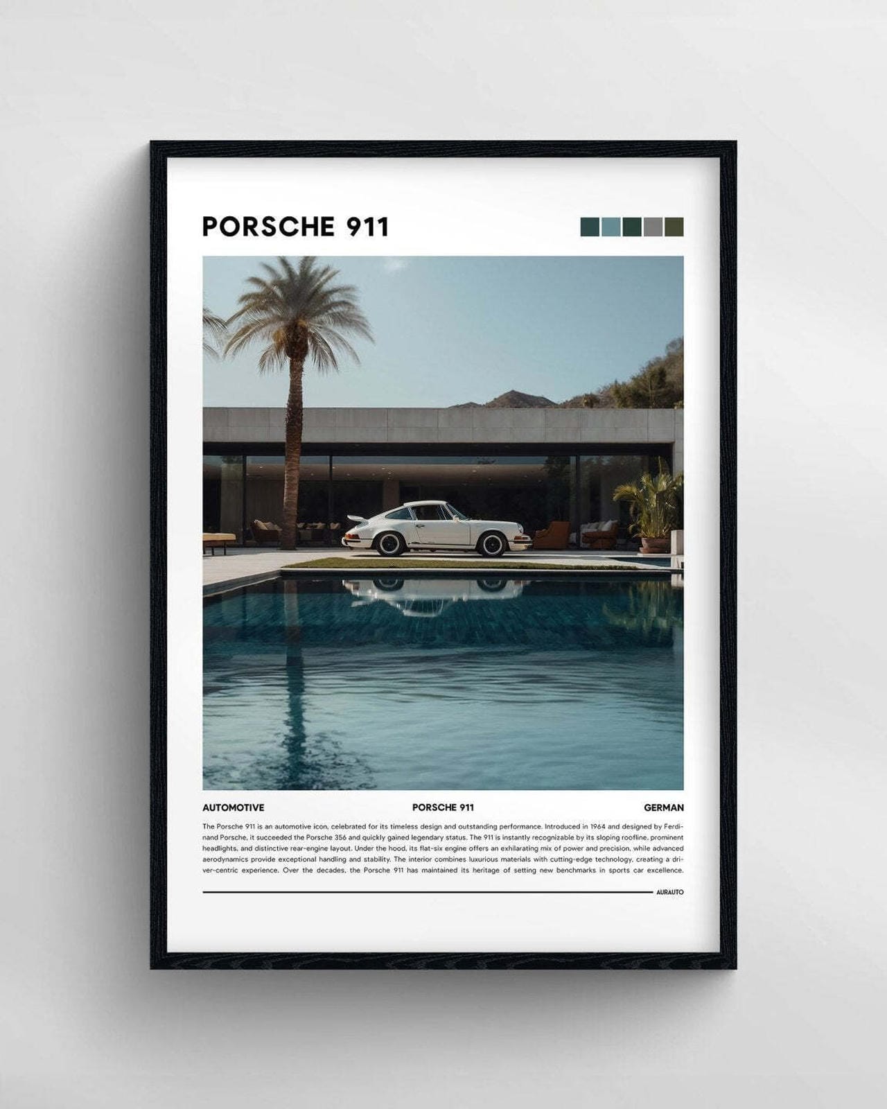 PORSCHE 911 (White Pool)