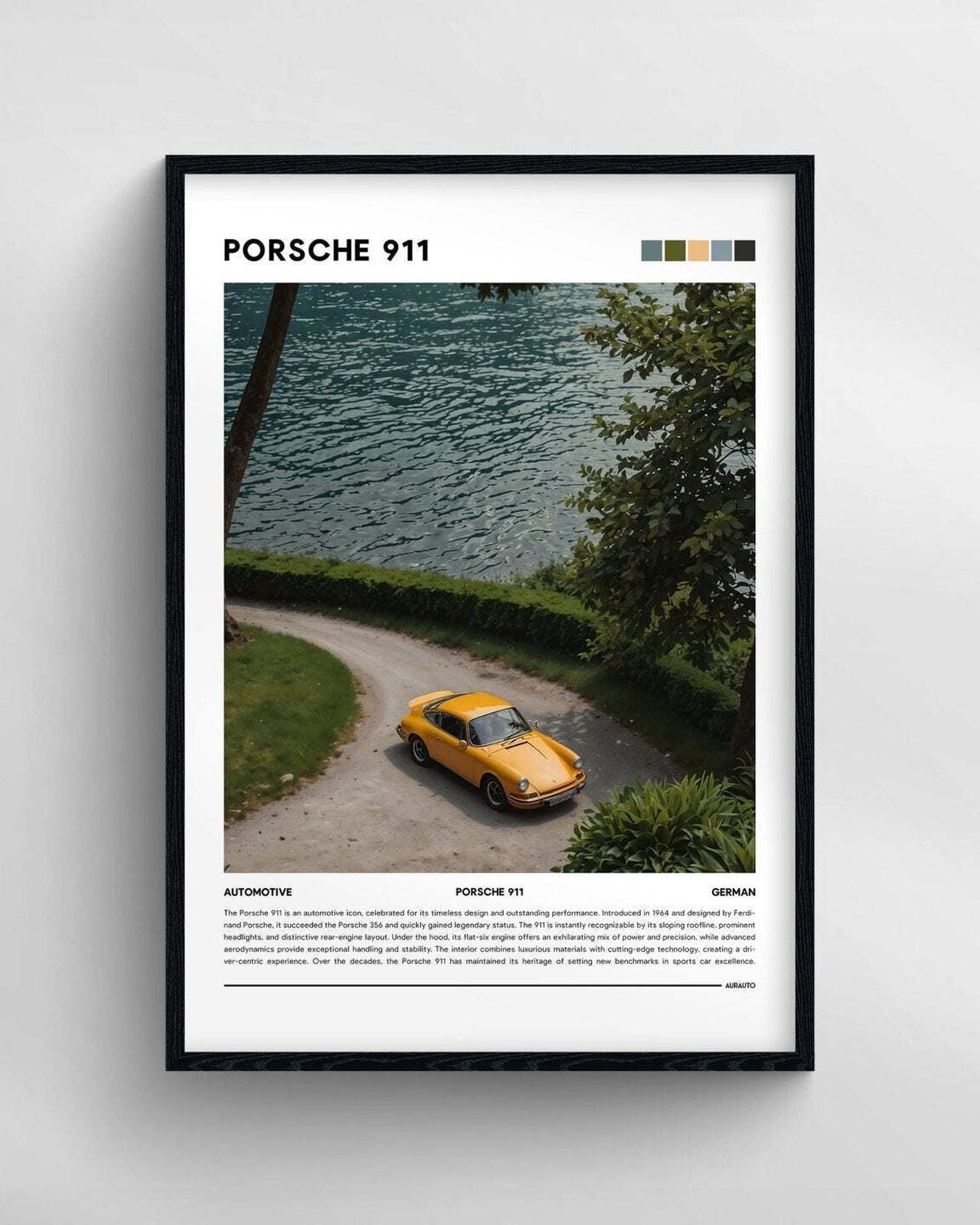 PORSCHE 911 (Yellow)
